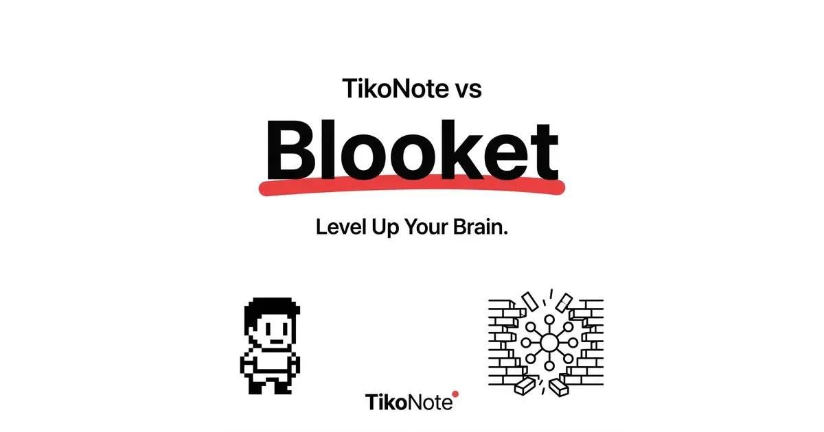 TikoNote vs Blooket — Beste Alternative