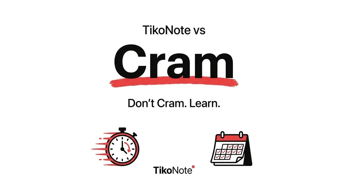 TikoNote vs Cram — Beste Alternative