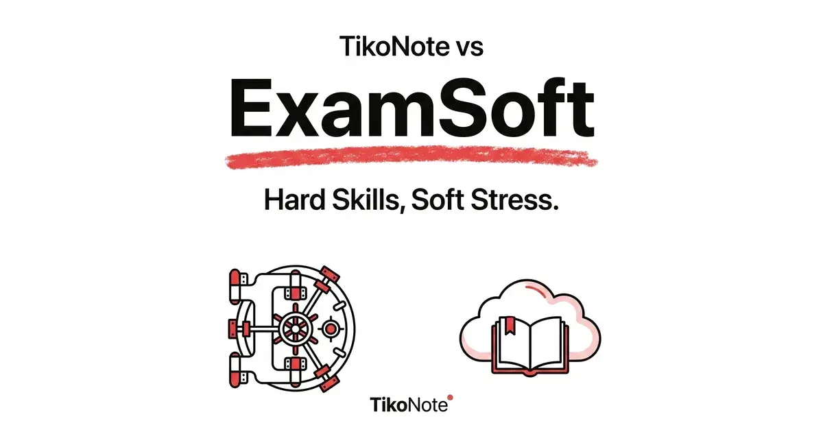 TikoNote vs ExamSoft — Beste Alternative