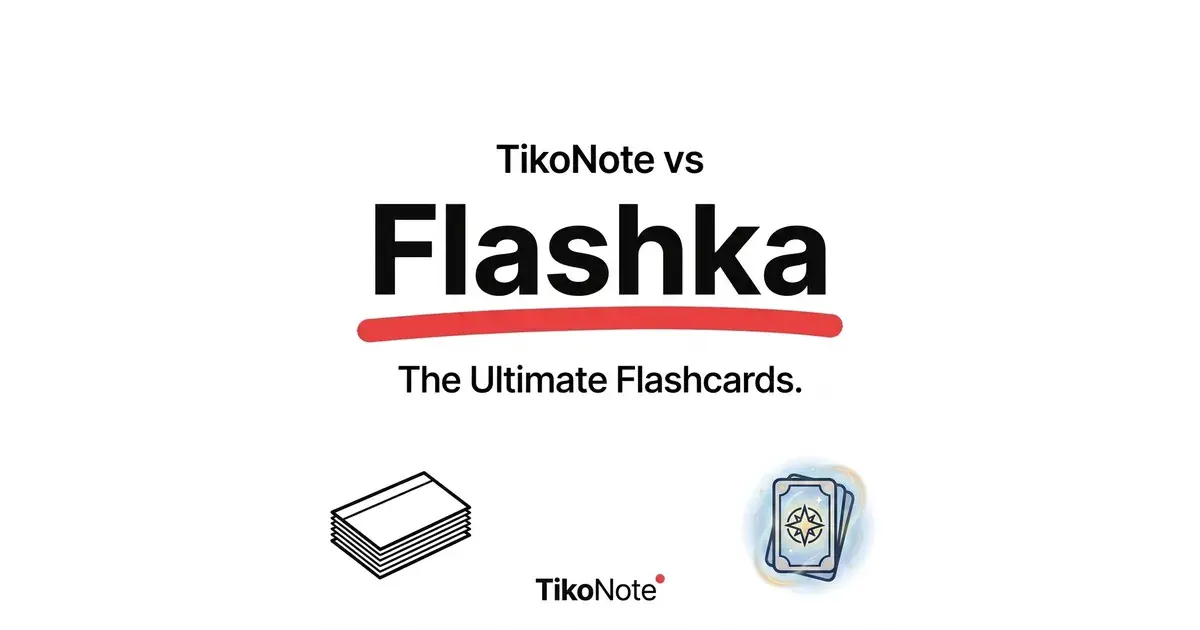 TikoNote vs Flashka — 最良の代替案