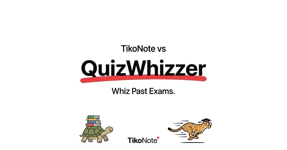 TikoNote vs QuizWhizzer — Beste Alternative