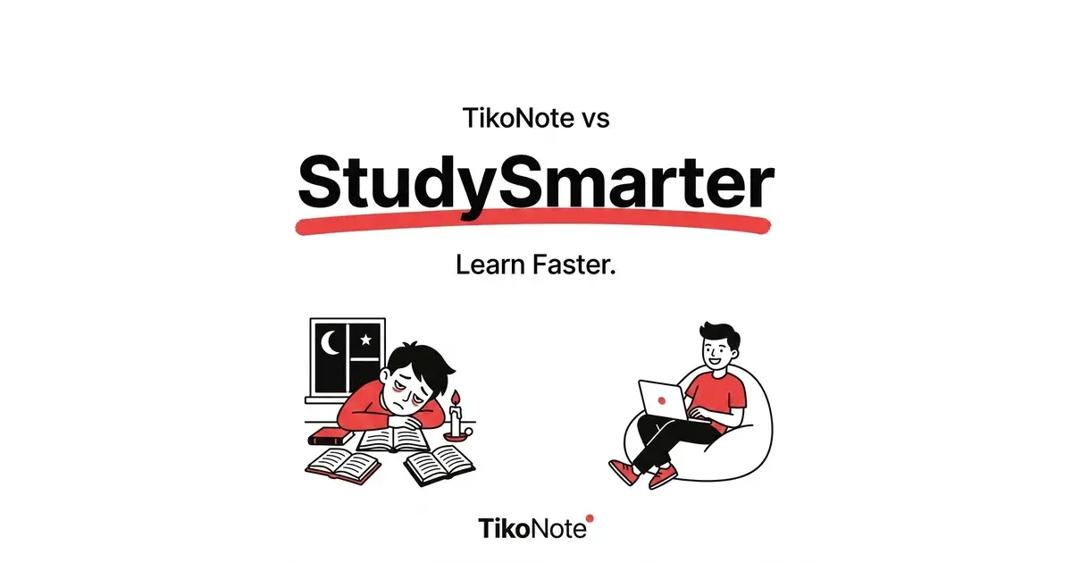 TikoNote vs StudySmarter — Beste Alternative