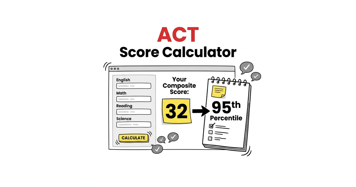 ACT Score Calculator Tool Interface