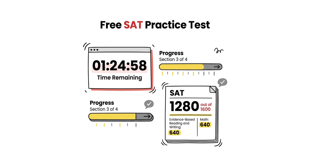 Online SAT Practice Test Interface