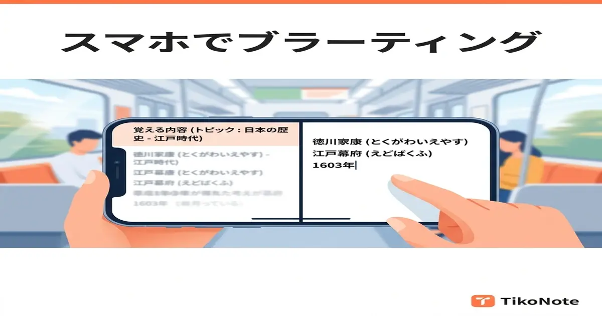 スマホでできるブラーティング勉強法 — TikoNoteで実践