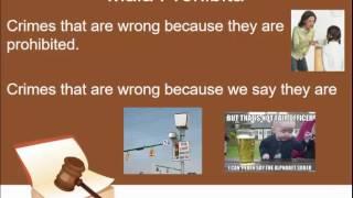 Understanding Mala Prohibit and Mala In Se Crimes (Ch.3)