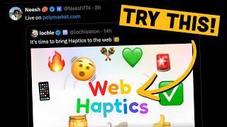 Enhancing Web Experiences with Haptic Feedback