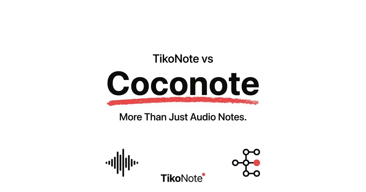 TikoNote vs Coconote — Bedste Alternativ