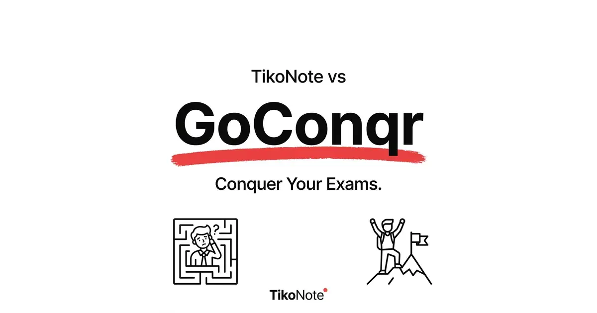 TikoNote vs GoConqr — Beste Alternative