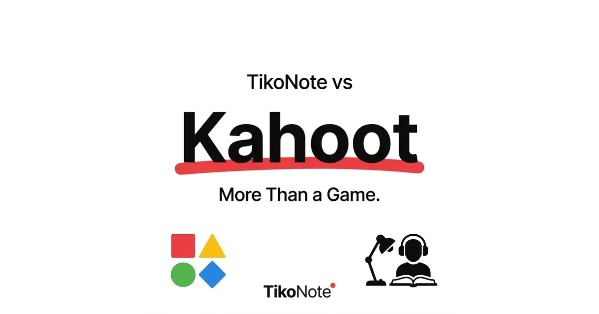 TikoNote vs Kahoot — Beste Alternative