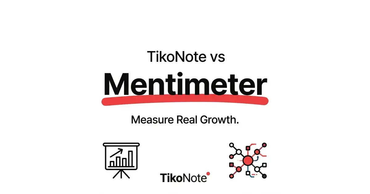 TikoNote vs Mentimeter — Meilleure Alternative