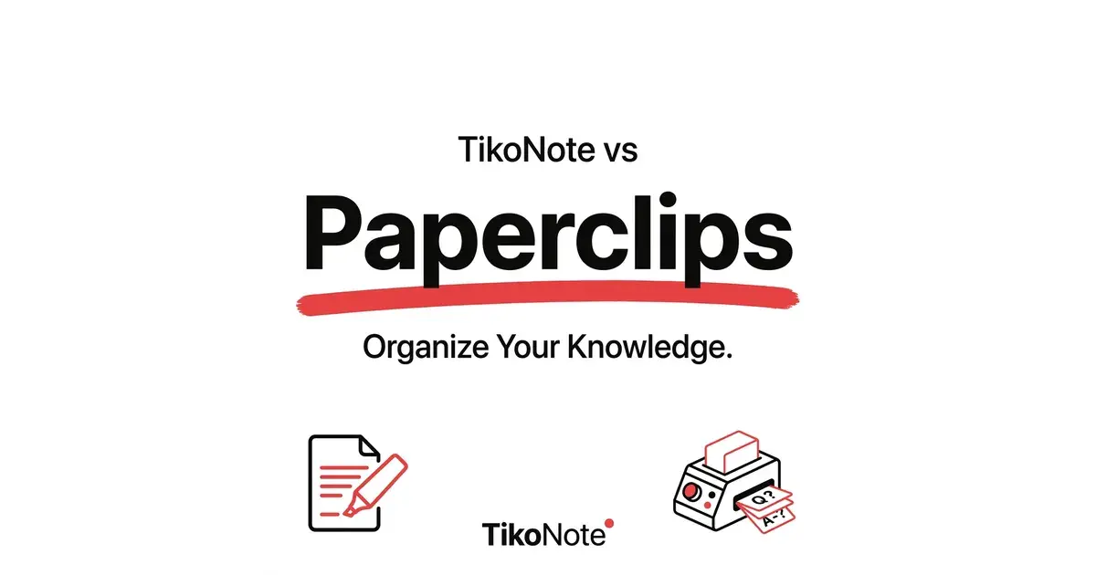 TikoNote vs Paperclips — Bedste Alternativ