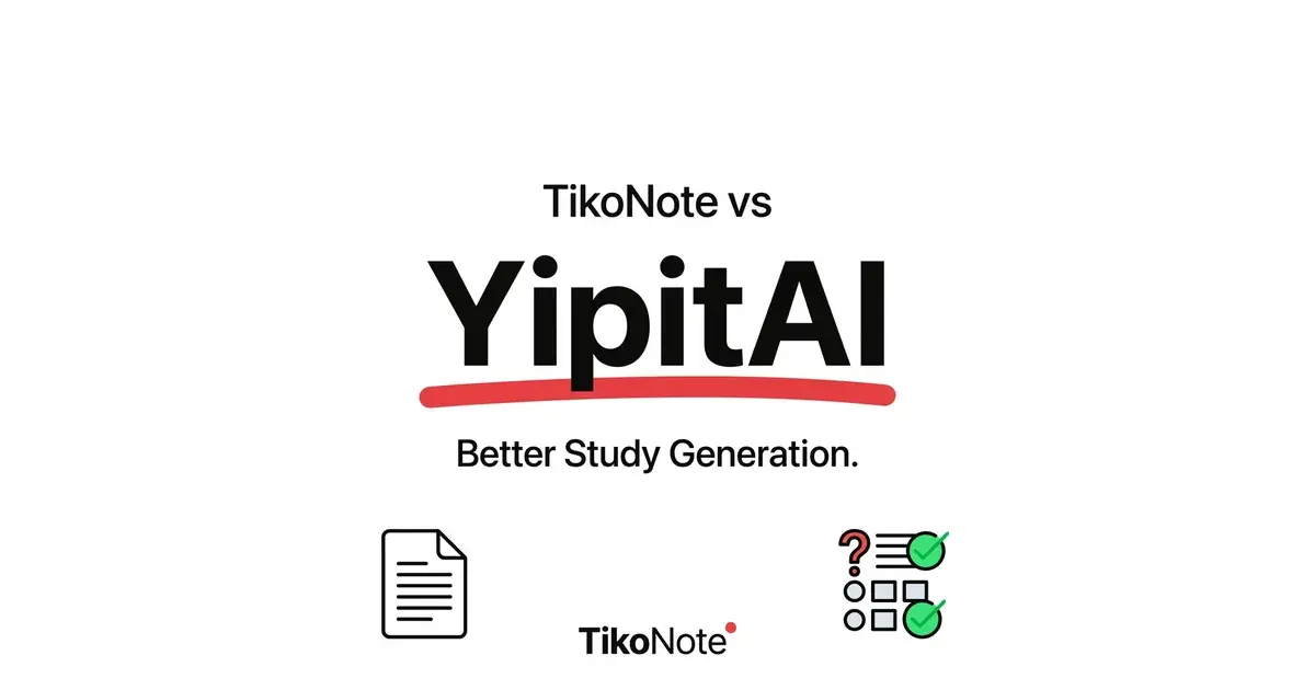 TikoNote vs YipitAI — Bedste Alternativ
