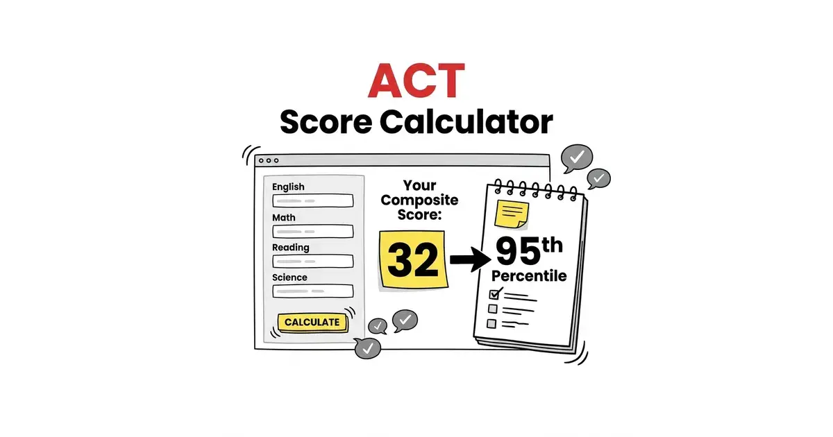 ACT Score Calculator Tool Interface