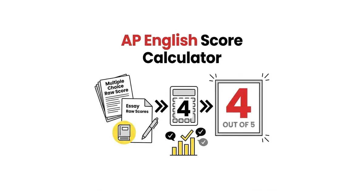 AP English Score Calculator Tool Interface