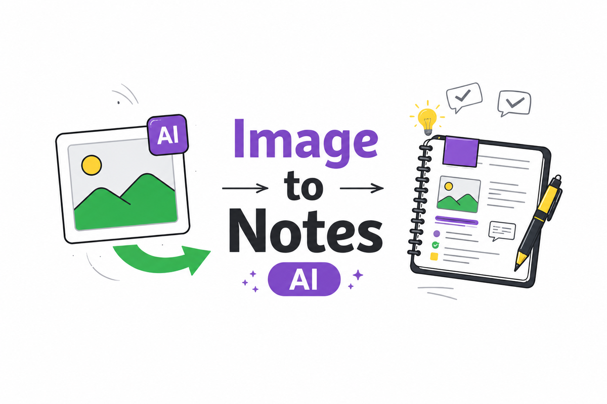 Converter imagem em notas de estudo com IA Imagem para notas IA — TikoNote converte fotos em notas de estudo