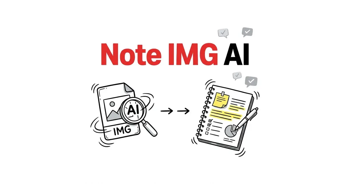 Note IMG AI teknologi af TikoNote Generering af noter med AI fra et billede