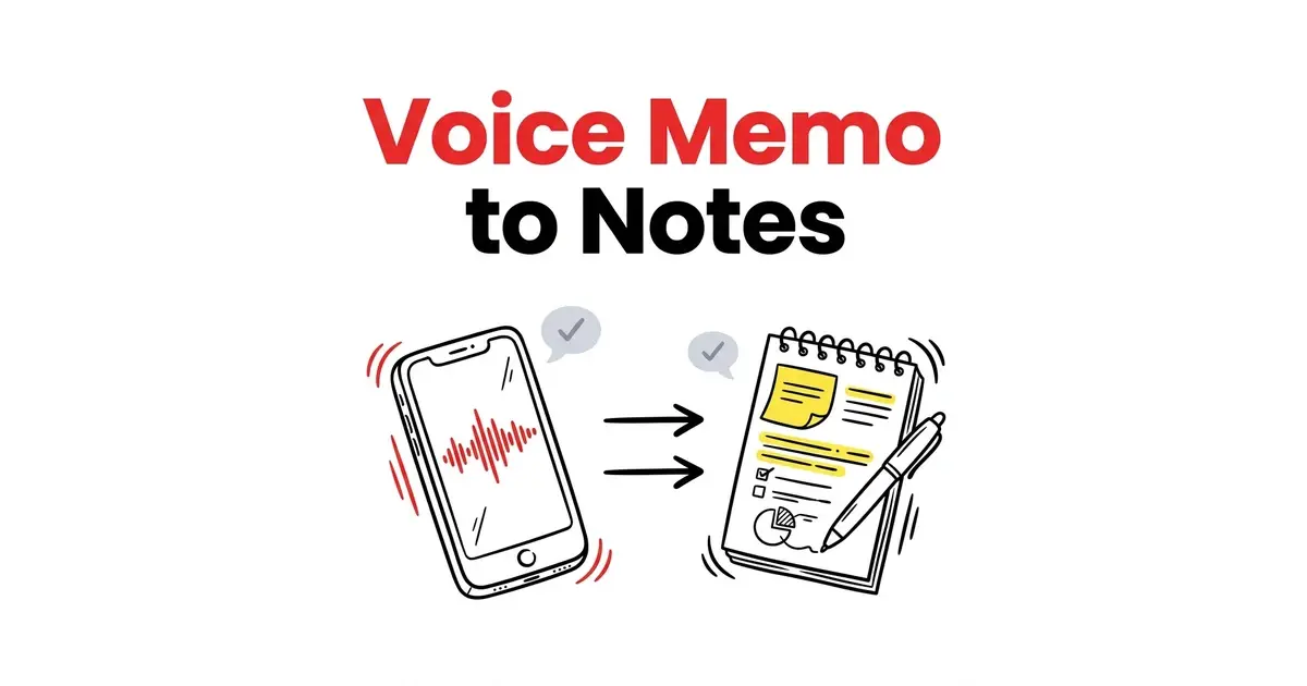 Convert voice memos into notes, transcripts, and flashcards with TikoNote AI TikoNote converting a voice memo recording into a transcript and AI study notes