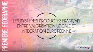 Les Espaces Productifs Français : Dynamiques et Mutations