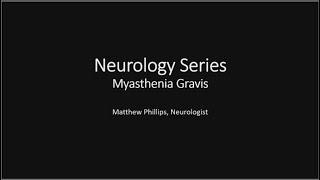 Understanding Myasthenia Gravis