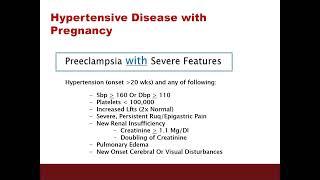 Comprehensive Study Notes on Hypertension and Toxemia in Pregnancy