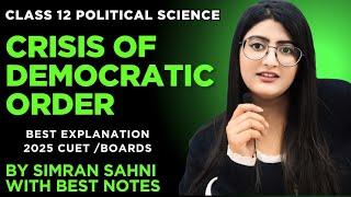 The Crisis of Democratic Order in India: Emergency of 1975