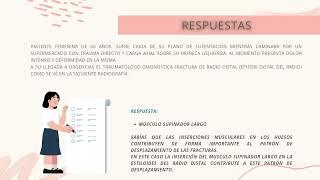 Fractura del Radio Distal en Paciente Femenina