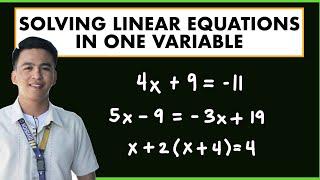 Mastering Linear Equations in One Variable