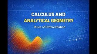 General Rules of Differentiation