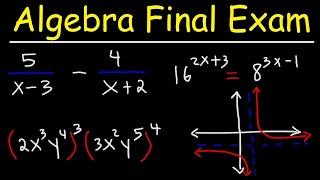 Algebra Final Exam Preparation