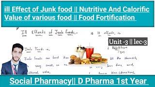 Understanding Junk Food and Nutrition