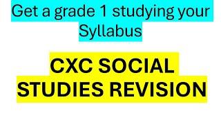 CXC Social Studies Family Functions