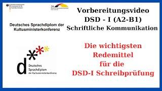 Wichtige Redemittel für die DSD 1 Schreibprüfung