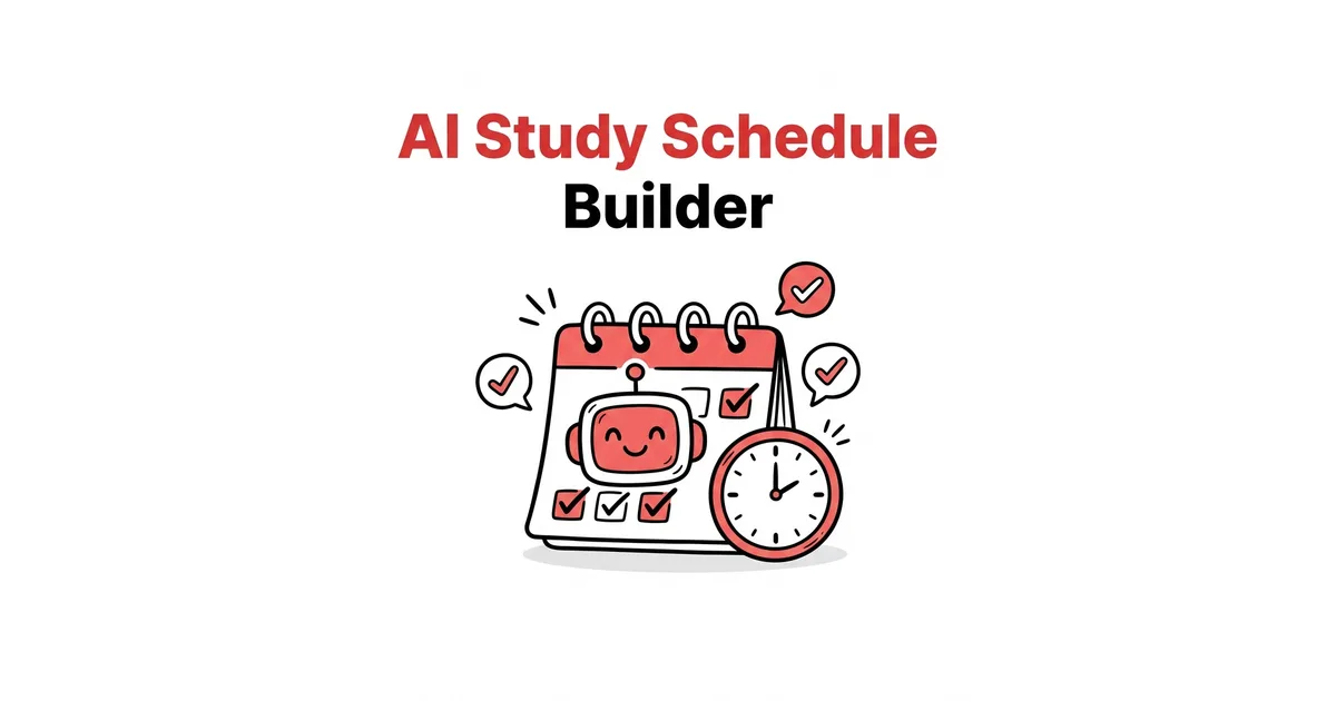 How to Build an Optimal Study Schedule Using AI — TikoNote
